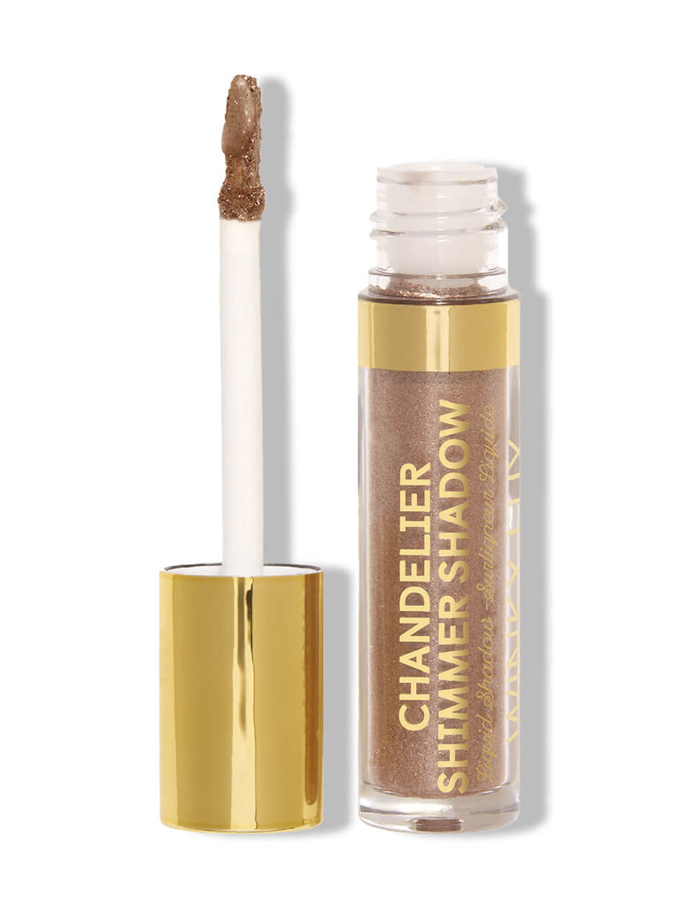 cha ching -- chandelier shimmer shadow on white background