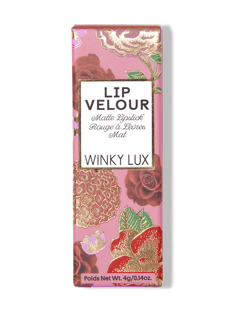 meow -- matte lip velour lipstick in box on white background