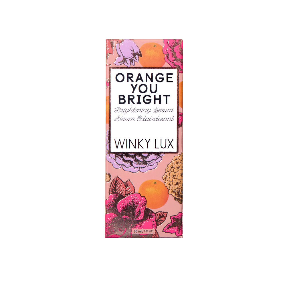 Orange you Bright Vitamin C Serum in box on white background