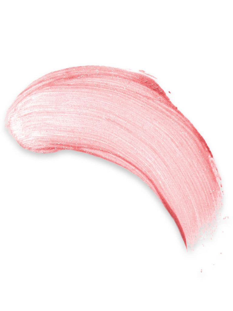 Ros√© glimmer -- rosé glimmer ph balm swatch on white background