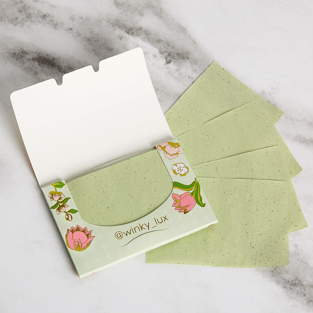 Winky Lux Face Matcha Blotting Papers